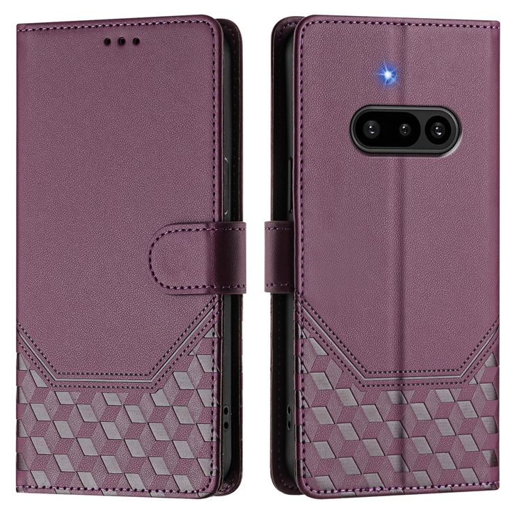 Nothing Phone (3a) Plånboksfodral Imprinted Honeycomb RFID | 2353 | AlltMobil