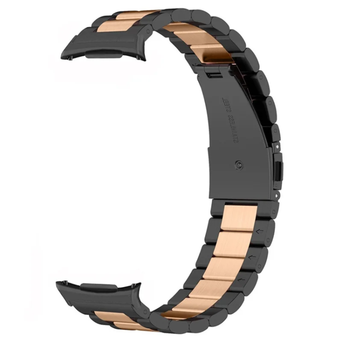 A-One Brand - Galaxy Watch 8 (44mm/40mm) Armband Stainless Steel Three Bead