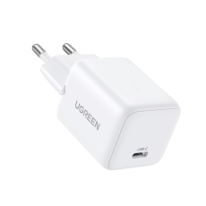 Ugreen - Ugreen GaN Snabbladdare 20W 1 x USB-C X512 - Vit