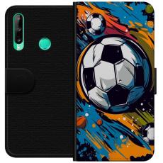 iSecrets - Plånboksfodral till Huawei P40 lite E med Fotbollar