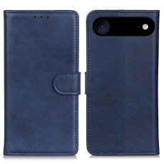 A-One Brand - iPhone 17 Air Plånboksfodral Cowhide Texture - Blå