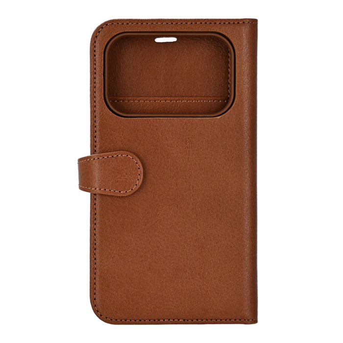 BUFFALO - BUFFALO iPhone 17 Pro Plånboksfodral MagSafe 2-i-1 3 Kort - Brun