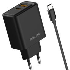 Beline - Beline Snabbladdare 45W USB-C Med Kabel - Svart