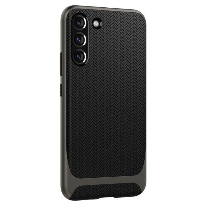 Spigen - Spigen Neo Hybrid Skal Galaxy S22 - Gunmetal