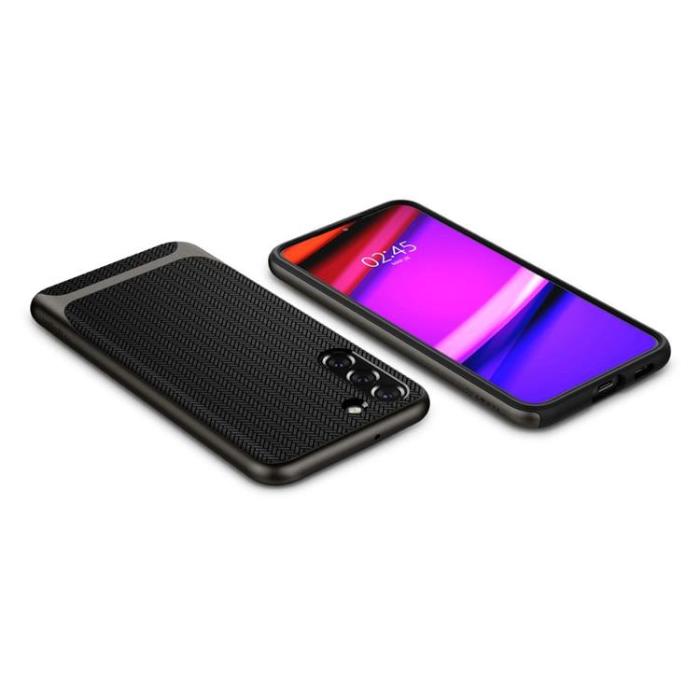 Spigen - Spigen Neo Hybrid Skal Galaxy S22 - Gunmetal