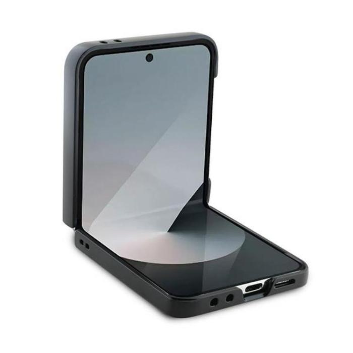Guess - Guess Galaxy Z Flip 6 Mobilskal Läder 4G Metal Logo - Brun