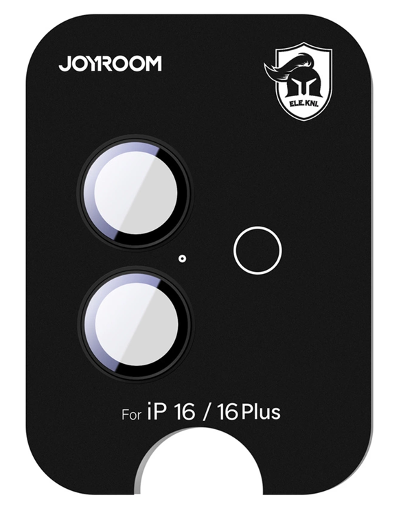 Joyroom iPhone 16/16 Plus Härdat Glas Kameralinsskydd - Svart | 5468 | AlltMobil