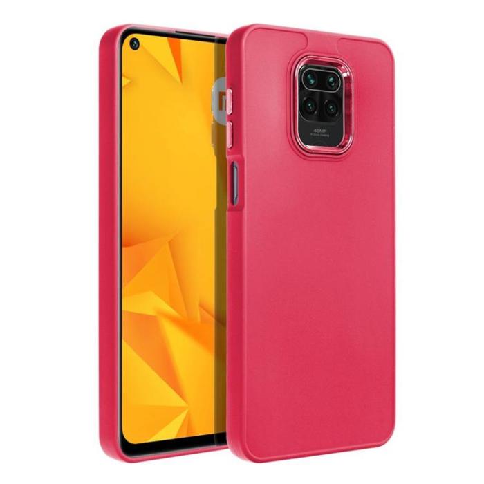 OEM - Xiaomi Redmi Note 9S/9 Pro Mobilskal Frame - Magenta