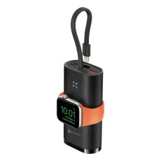 Forcell - Forcell Powerbank för Apple Watch 10000 mAh 22.5W 3A - Svart