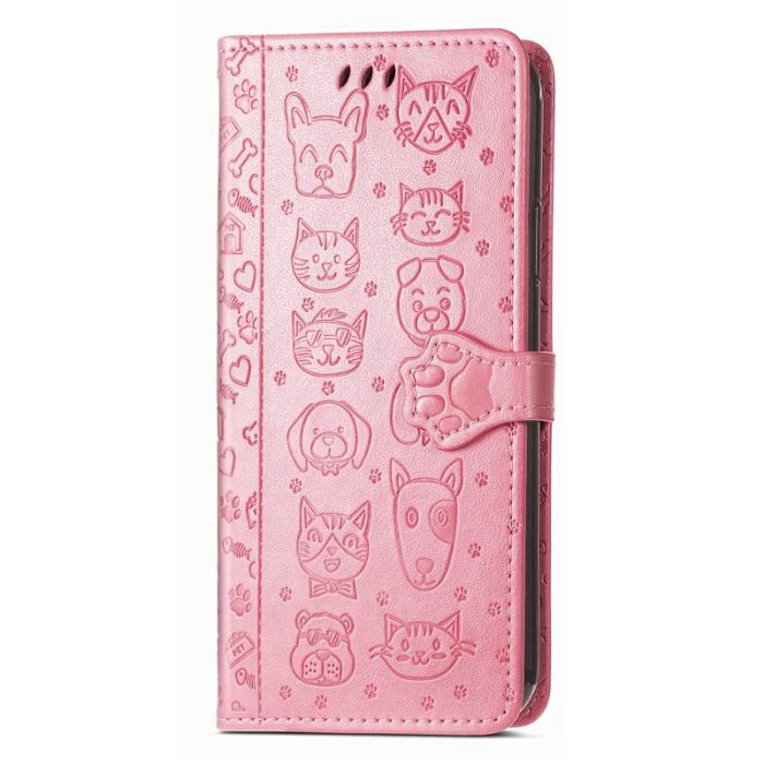 OEM - Plånboksfodral för Samsung Galaxy S26 Plus Konstläder - Rosa