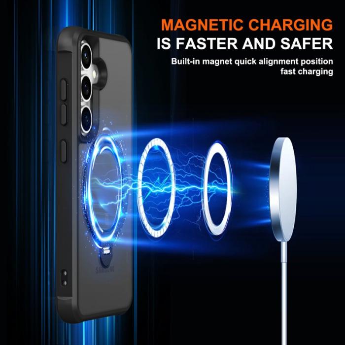 OEM - Mobilskal för Samsung Galaxy S26 Magnetiskt Kickstand TPU - Svart