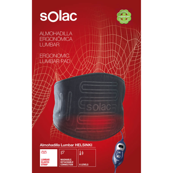 SOLAC - SOLAC Ergonomisk Värmedyna Helsinki Ländrygg