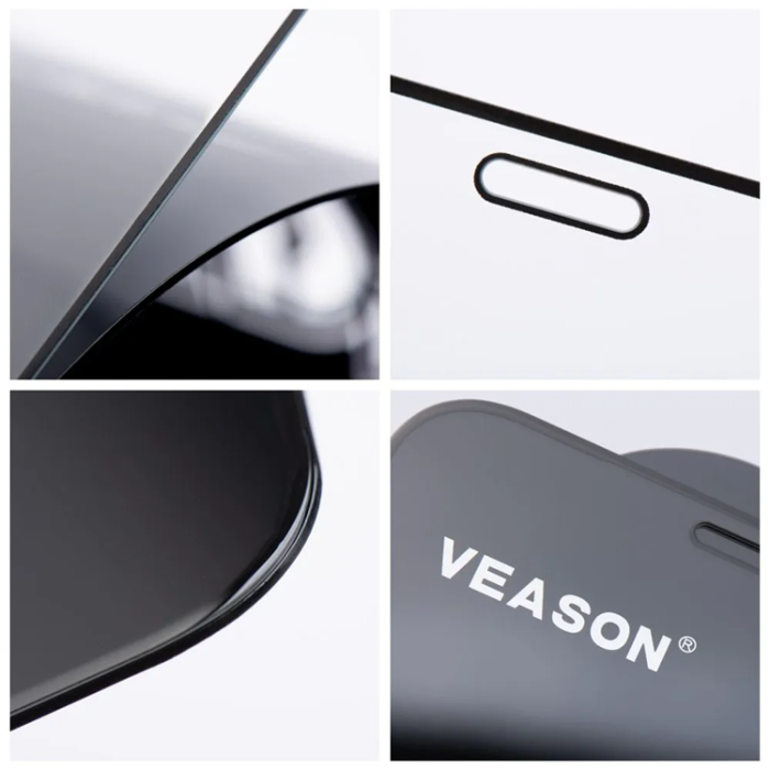 Veason - [10in1] Veason Härdat Glas Skärmskydd För Galaxy 26 Ultra 6D Pro - Svart