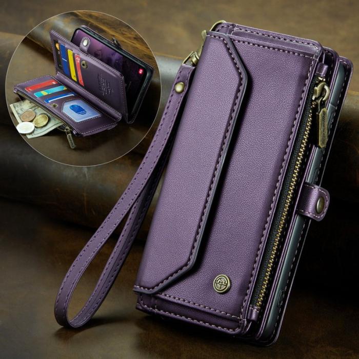 Caseme - CASEME Plånboksfodral Konstläder för Samsung Galaxy A17 5G - Lila