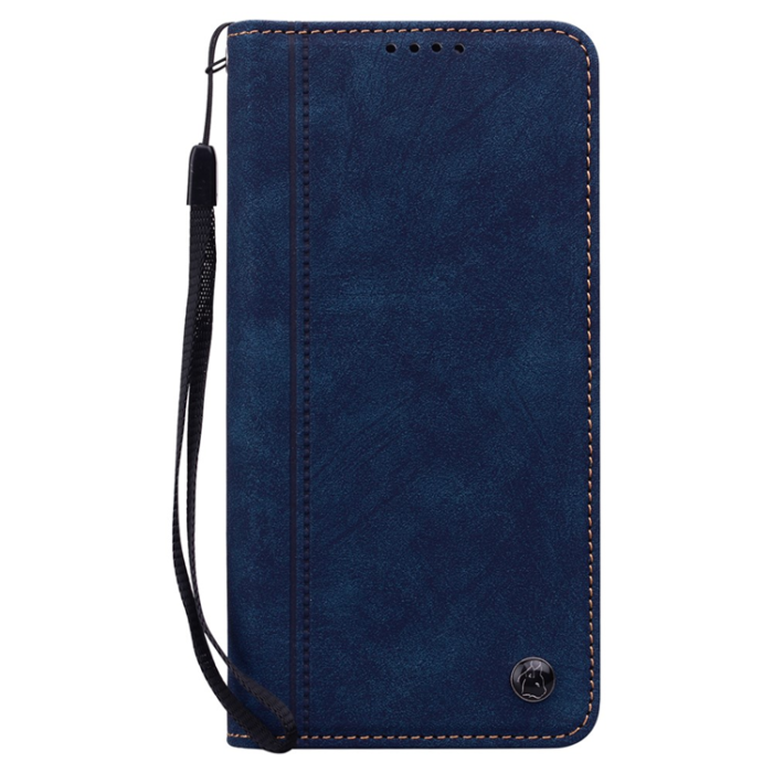 A-One Brand - iPhone Air Plånboksfodral med Rem Lines Pattern - Blå