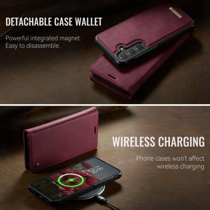 Caseme - CASEME C49 Fodral för Samsung Galaxy S23 FE MagSafe Röd