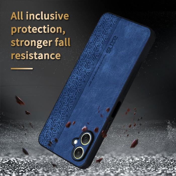 AZNS - AZNS Samsung Galaxy A06 4G Fodral KonstLäder - Svart