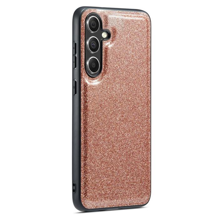 DG.MING - DG.MING Back Shell Mobilskal till Samsung Galaxy S23 FE Glitter Guld