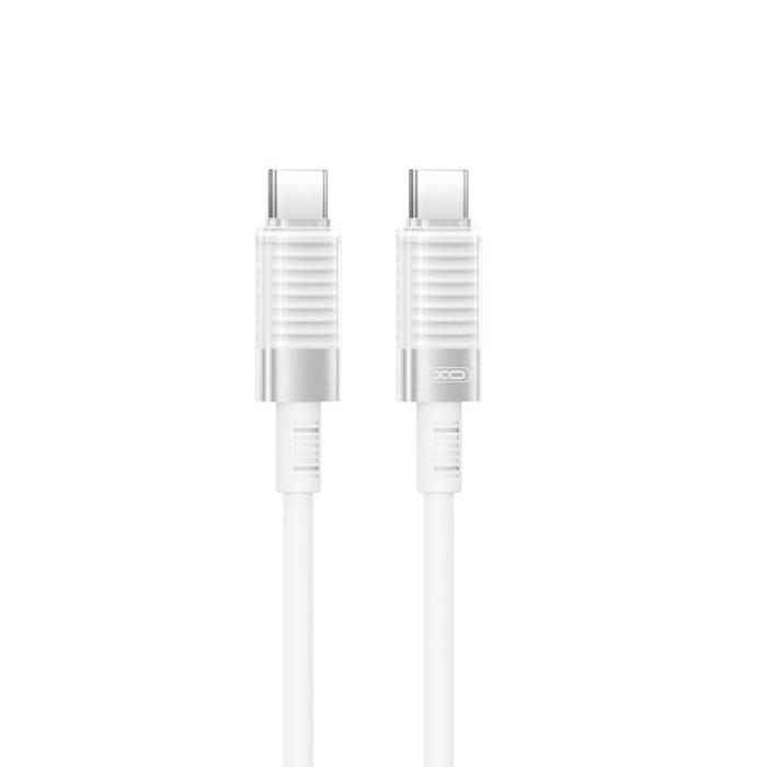 XO - XO USB-C Till USB-C Kabel 60W 1m NB-Q282B - Vit