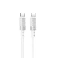 XO - XO USB-C Till USB-C Kabel 60W 1m NB-Q282B - Vit