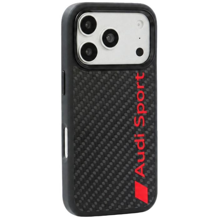 Audi - Audi Mobilskal För iPhone 18 Pro/17 Pro Magsafe R8 Carbon Fiber