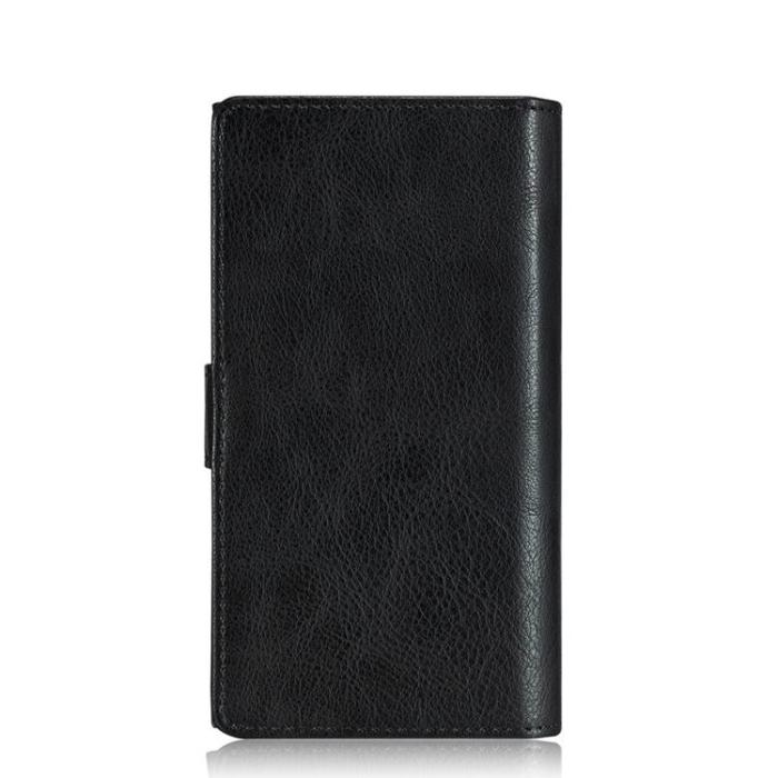 DG.MING - DG.MING Flera Kortplatser Läder Plånboksfodral iPhone 12 Pro Max - Svart