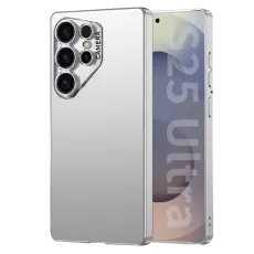 GKK - GKK Samsung Galaxy S25 Ultra Fodral Skyddande H&aring;rd PC - Silver