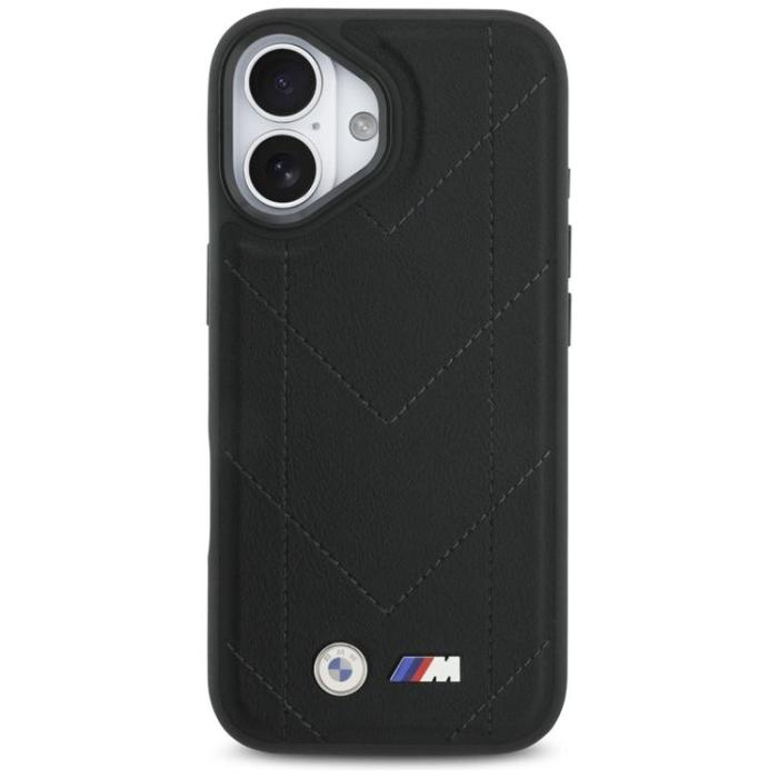 BMW - BMW iPhone 17 Mobilskal MagSafe M Quilted Logo - Svart