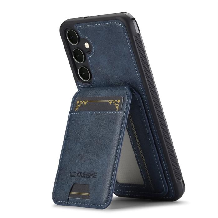 LC.imeeke - LC.IMEEKE L3 Samsung Galaxy A17 Fodral KonstLäder - Blå