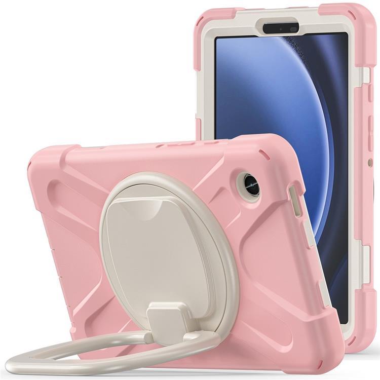 Mobilskal till Galaxy Tab A9 Kickstand Handle Grip - Rosa | 2353 | AlltMobil