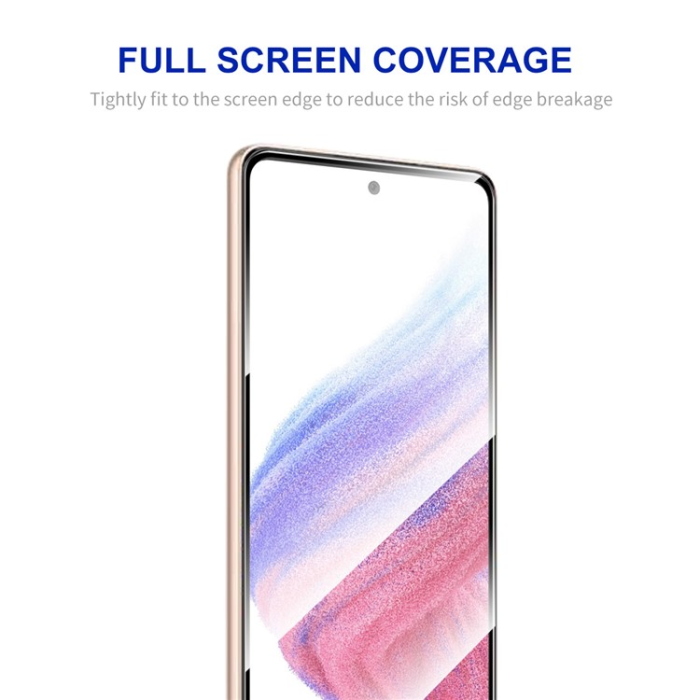 Boom of Sweden - [1-PACK] Galaxy A54 5G Härdat Glas Skärmskydd - Svart