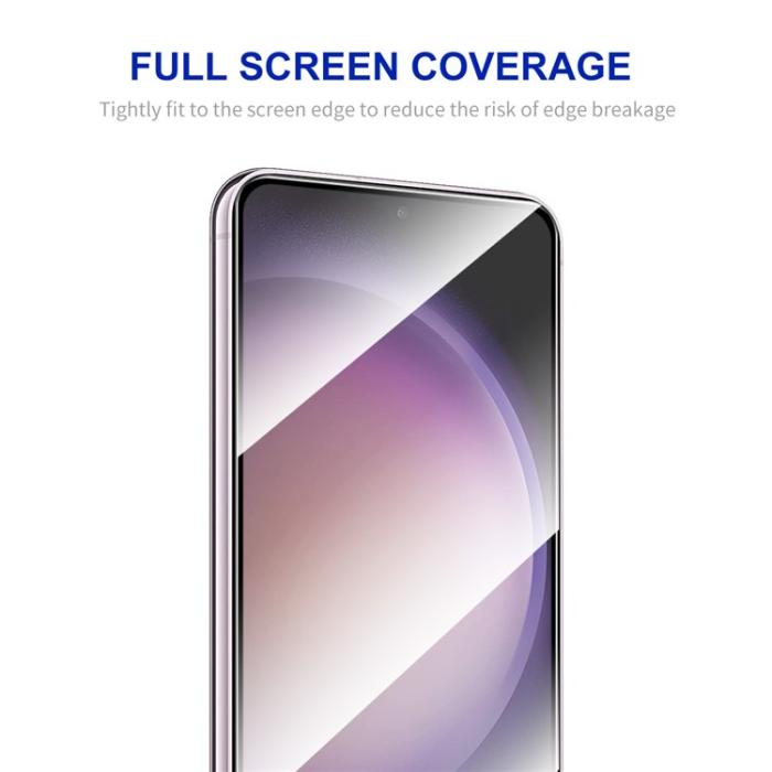 A-One Brand - [2-PACK] Galaxy S23 FE Härdat Glas Skärmskydd - Svart