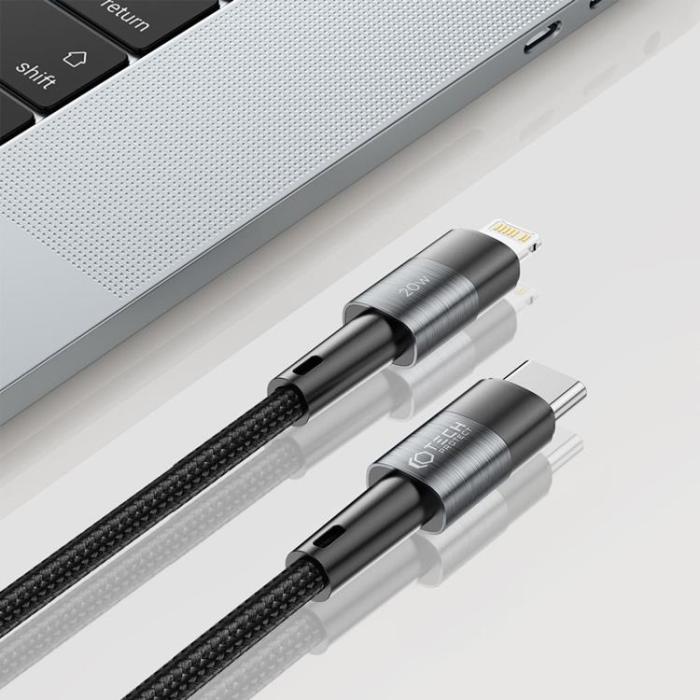 Tech-Protect - Tech-Protect USB-C till Lightning kabel Ultraboost 2m - Grå