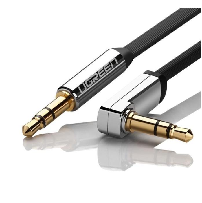 Ugreen - Ugreen AUX 3.5 mm Mini Jack Ljud Kabel 2m - Silver