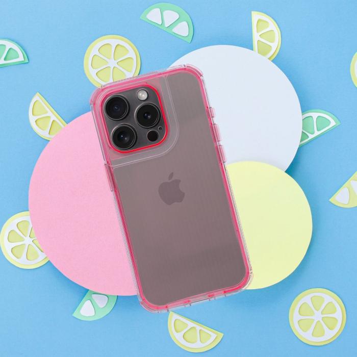 A-One Brand - Mobilskal till iPhone 17 Pro Max Matrix Clear - Rosa