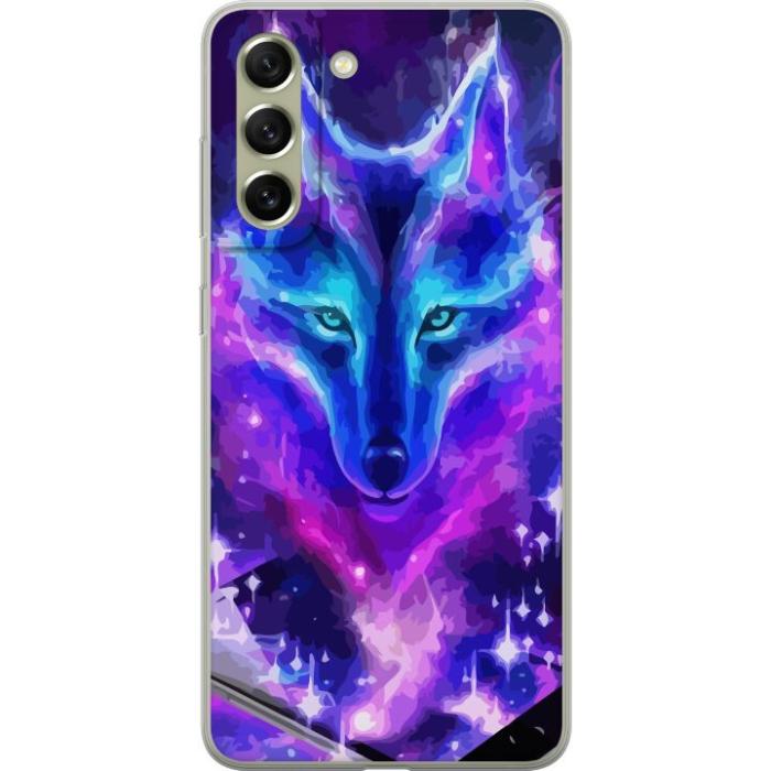 iSecrets - Mobilskal till Samsung Galaxy S21 FE 5G med Neon Varg