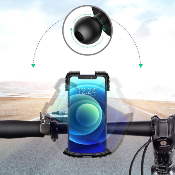 Boom of Sweden - Boom Mobilhållare För Cykel / Motorcykel - Svart