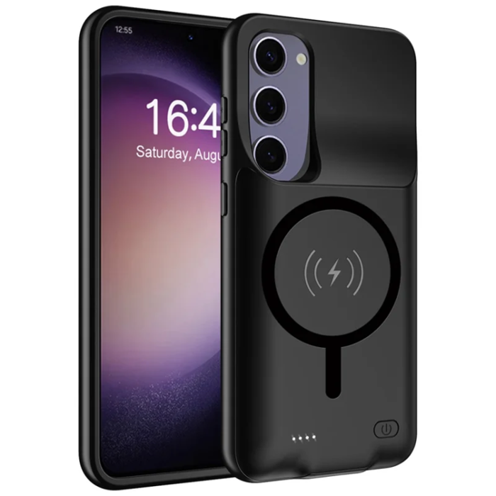 A-One Brand - Galaxy S23 Plus Batteriskal Magsafe 10000mAh - Svart