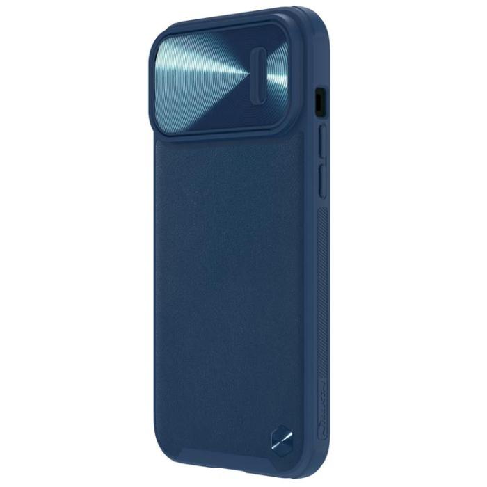 Nillkin - Nillkin iPhone 14 Pro Skal CamShield Läder S - Blå