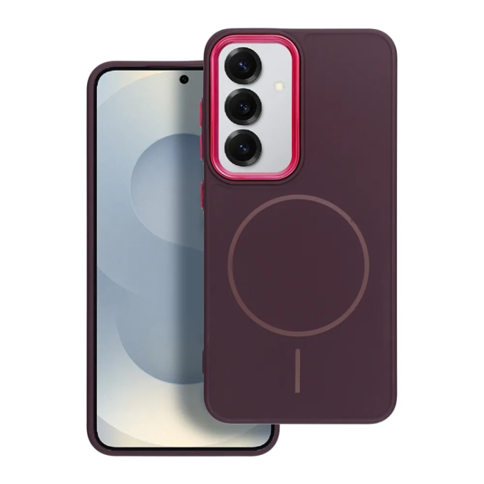 A-One Brand - Galaxy S25 Ultra Mobilskal Magsafe Frame - Lila