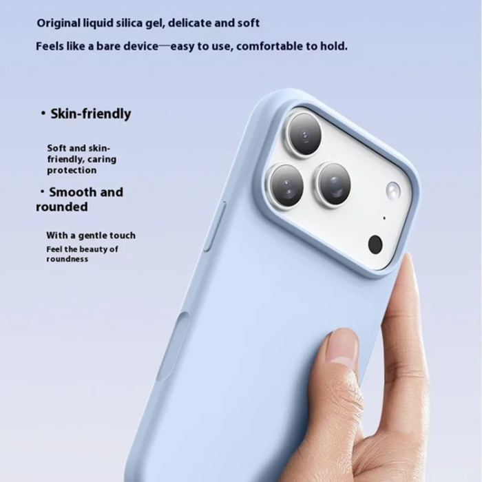 A-One Brand - iPhone 17 Pro Max Mobilskal Ultra Thin Silikon - Svart