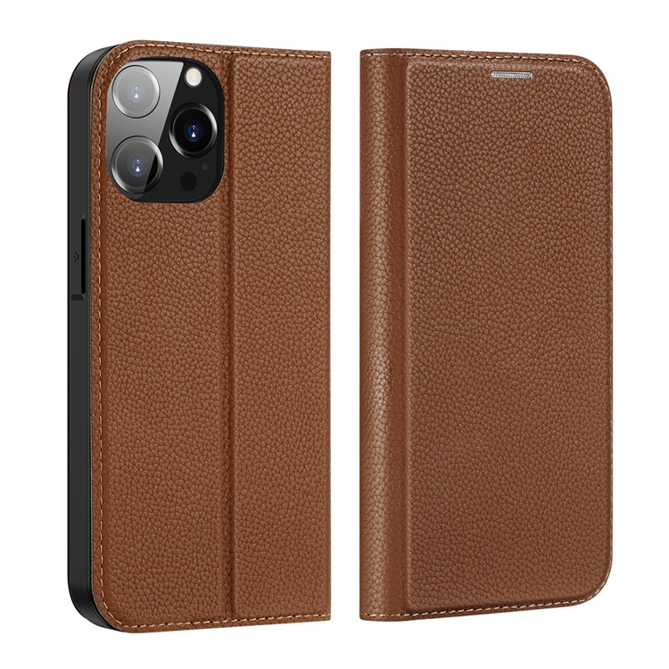 Dux Ducis iPhone 14 Pro Plånboksfodral Skin X2 - Brun | 2353 | AlltMobil