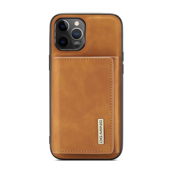 DG.MING - DG.MING iPhone 13 Mini Skal samt Wallet med Kickstand - Brun