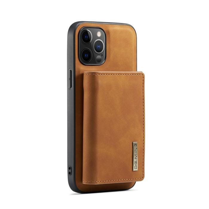 DG.MING - DG.MING iPhone 13 Mini Skal samt Wallet med Kickstand - Brun