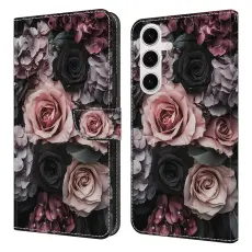 OEM - Samsung Galaxy S26 Fodral Konstl&auml;der M&ouml;nstertryck - Kinesisk Ros