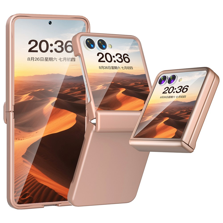 Galaxy Z Flip7 Mobilskal Hinge Protection Kickstand - Roséguld | 2353 | AlltMobil