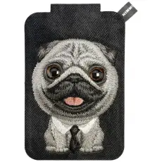 NIMMY - Nimmy MagSafe Korth&aring;llare och Mobilst&auml;ll Big-Eye Cute Pets 2.0 Dog - Svart