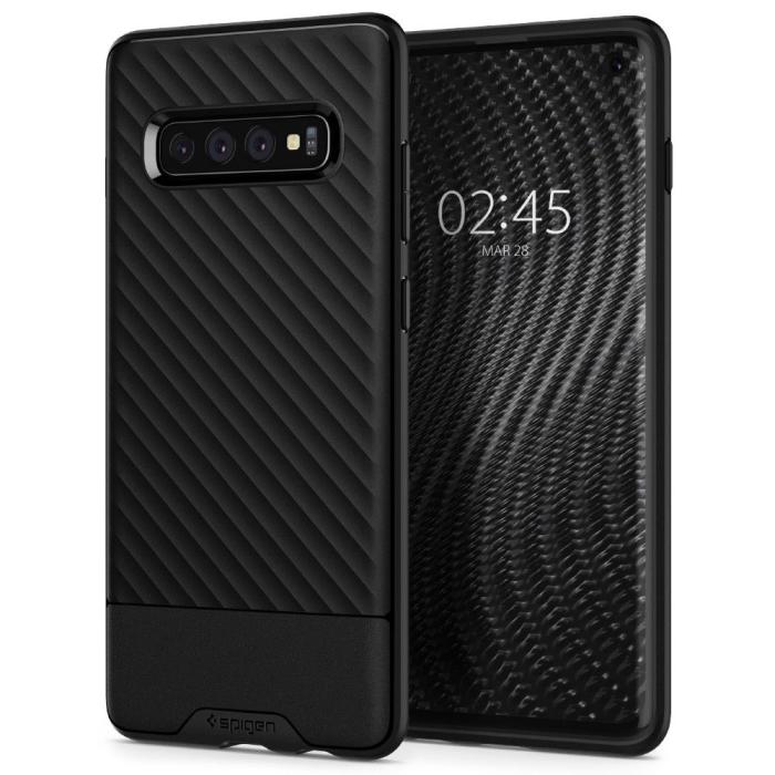 UTGATT4 - SPIGEN Core Armor Skal till Samsung Galaxy S10 - Svart