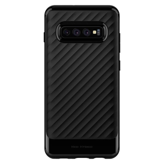 UTGATT4 - SPIGEN Neo Hybrid Skal till Samsung Galaxy S10 Plus - Svart