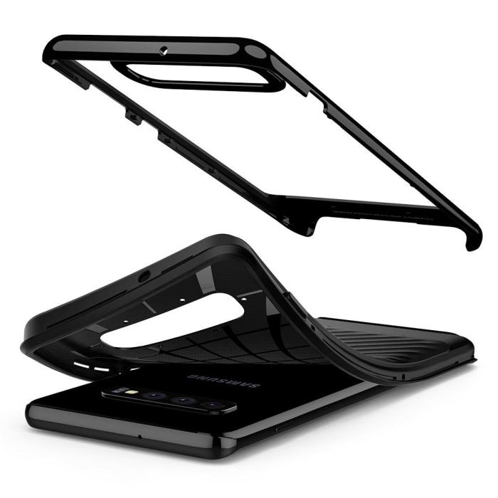 UTGATT4 - SPIGEN Neo Hybrid Skal till Samsung Galaxy S10 Plus - Svart